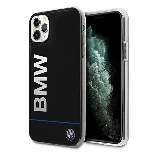 BMW BMHCN58PCUBBK iPhone 11 Pro 5,8" kietasis dėklas juodas/black Signature Printed Logo