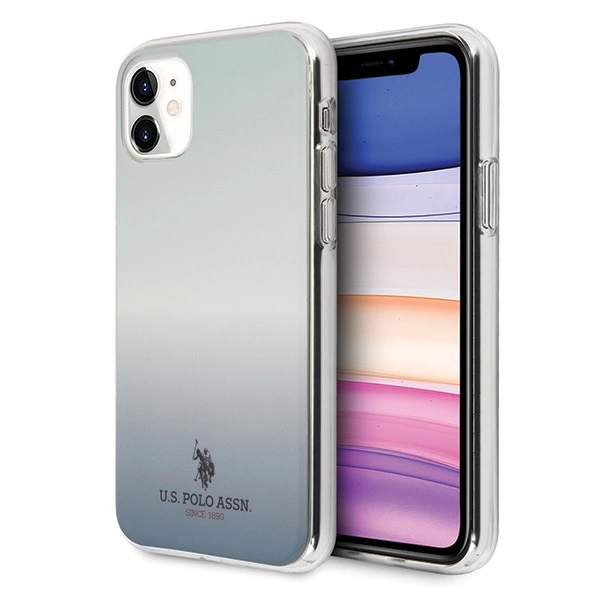 US Polo USHCN61TRDGLB iPhone 11 mėlynas/Gradient raštų kolekcija