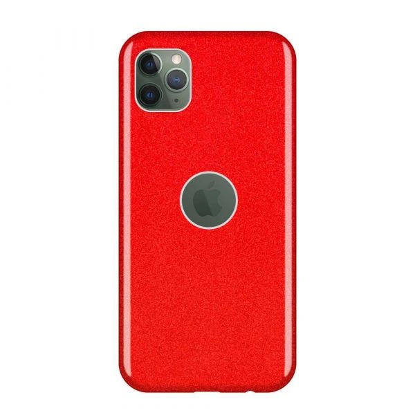 Wozinsky blizgus dėklas iPhone 11 Pro – raudonas