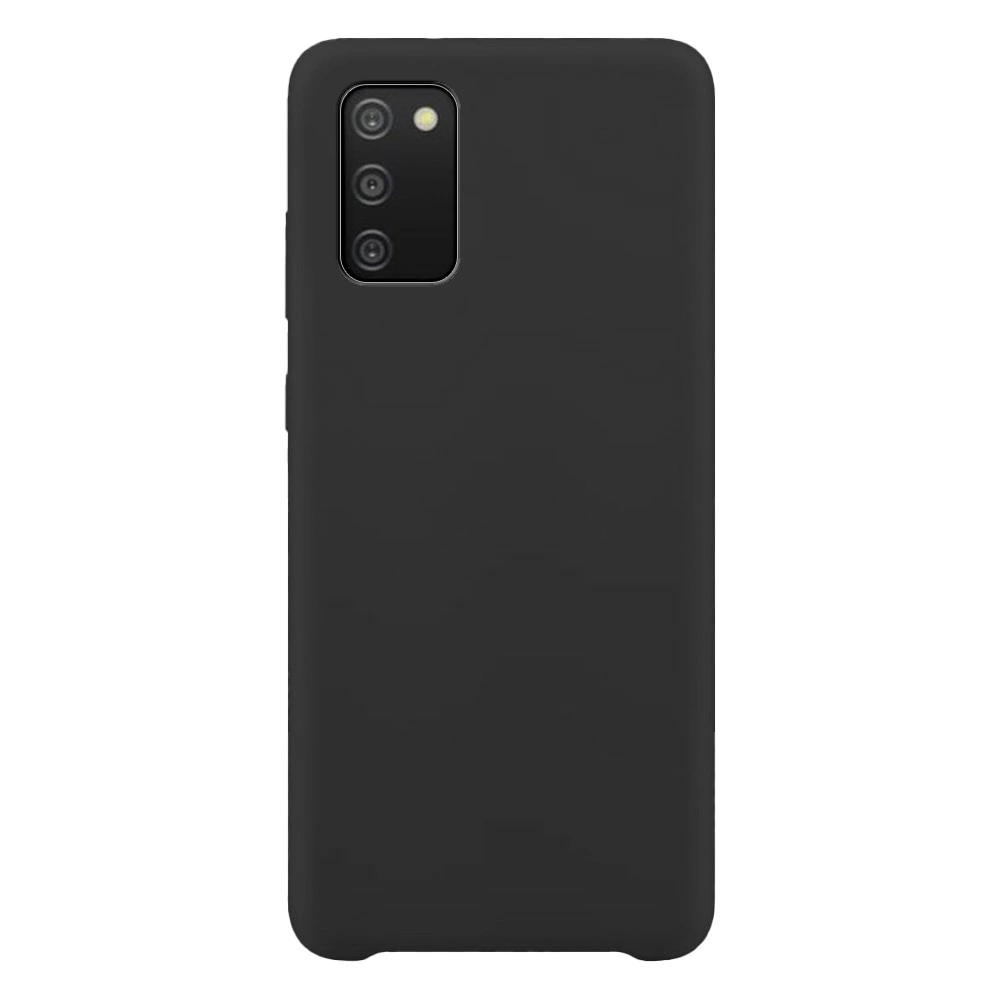 Silikoninis dėklas minkštas, lankstus Samsung Galaxy A03s - Juodas