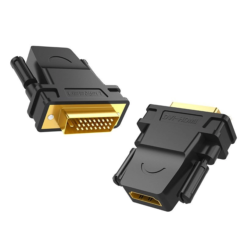 Ugreen HDMI adapteris (female) – DVI 24 + 1 (male) FHD 60 Hz juodas (20124)