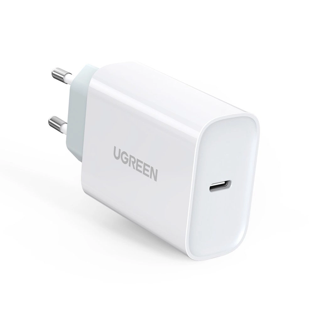 Ugreen greitas USB įkroviklis Type-C Power Delivery 30W Quick Charge 4.0 – baltas (70161)