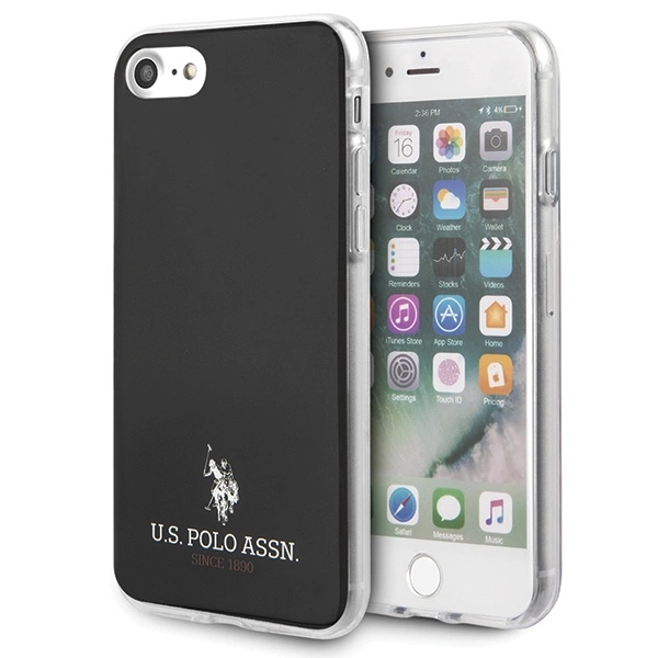 US Polo USHCI8TPUBK iPhone 7/8/SE 2020 / SE 2022 juodas/Shiny