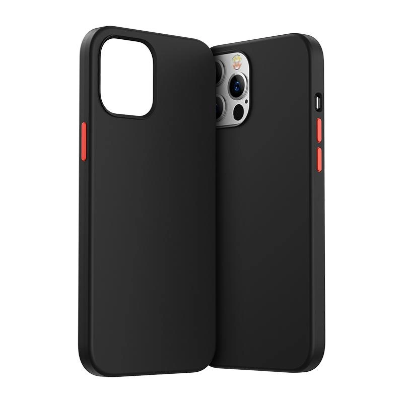 Joyroom Color Series dėklas iPhone 12 Pro Max juodas (JR-BP800)
