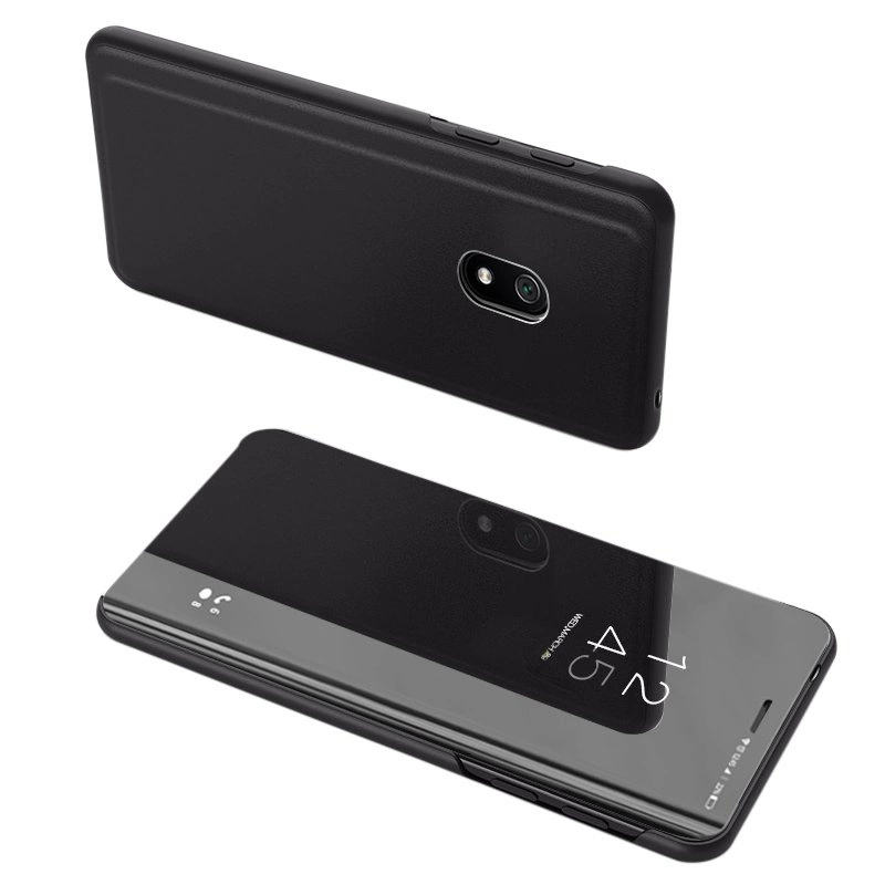 Clear View dėklas Xiaomi Redmi 8A – juodas