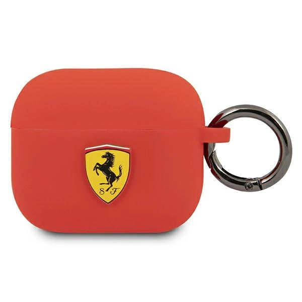 Ferrari FEA3SILRE AirPods 3 dėklas raudonas/raudonas silikoninis