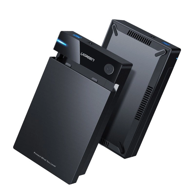 Ugreen HDD dėžė SATA 3.5" HDD talpykla USB 3.0 – juoda (50422)