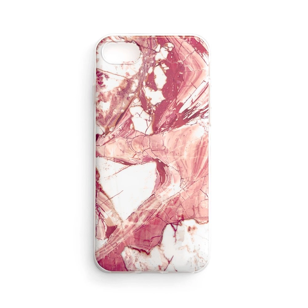 Wozinsky Marble TPU dėklas Samsung Galaxy A02s EU rožinis