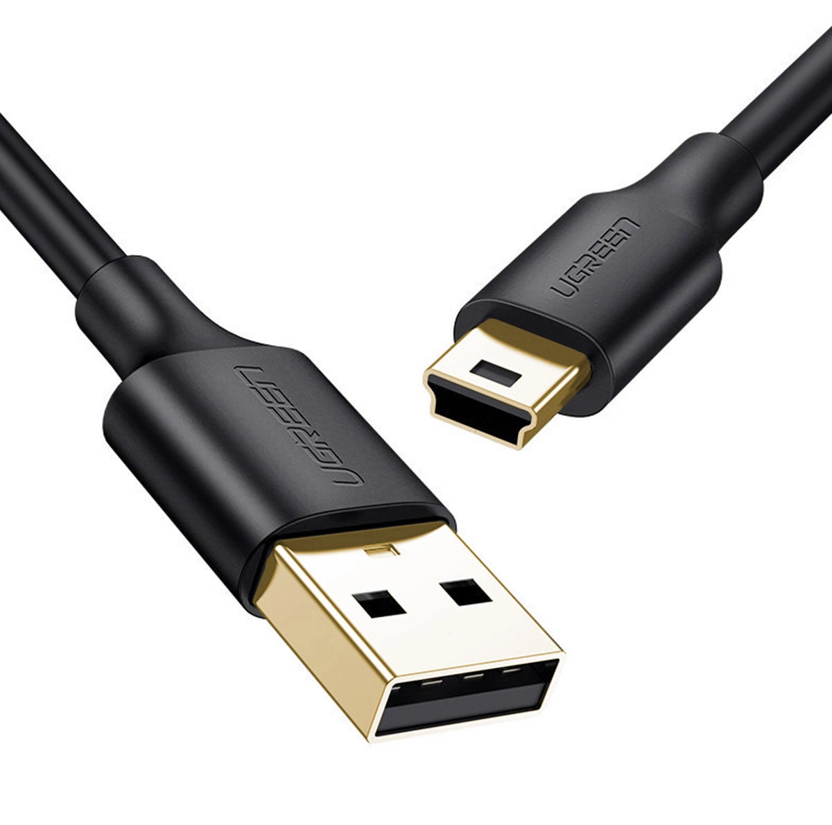 Ugreen USB – mini USB kabelis 480 Mbps 1,5 m juodas (US132 10385)