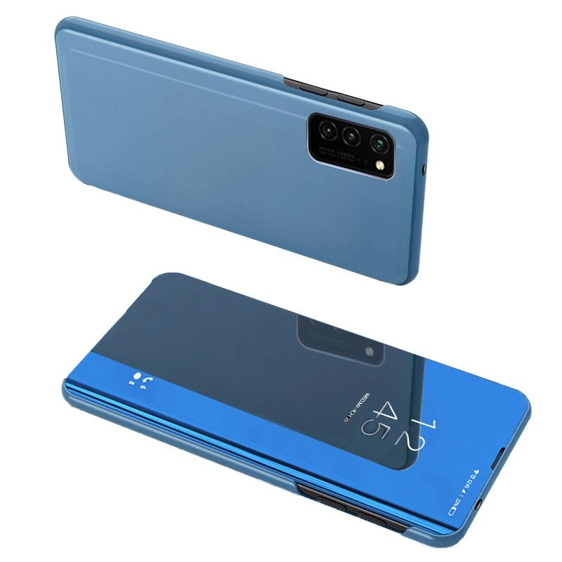 Clear View Case dėklas Samsung Galaxy A72 4G – mėlynas