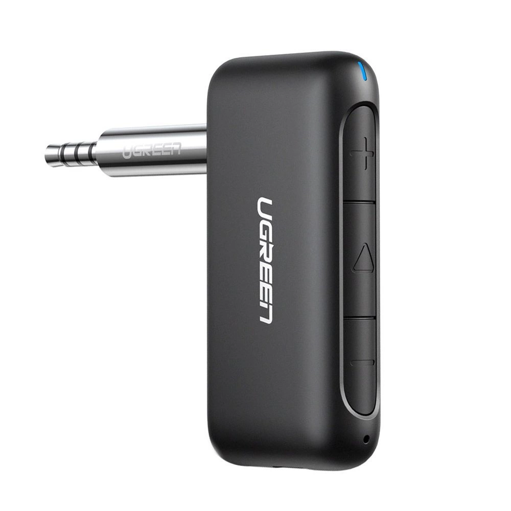 Ugreen Bluetooth 5.0 garso imtuvas AUX mini jungtis automobiliui – juodas (70303)