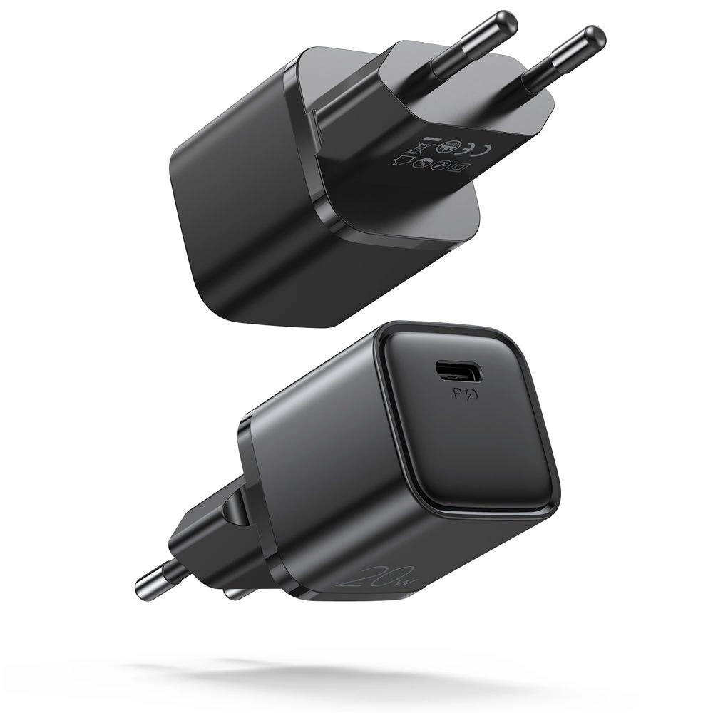 Joyroom greitas sieninis įkroviklis USB Type C 20W Power Delivery Quick Charge 3.0 AFC juodas (L-P202)