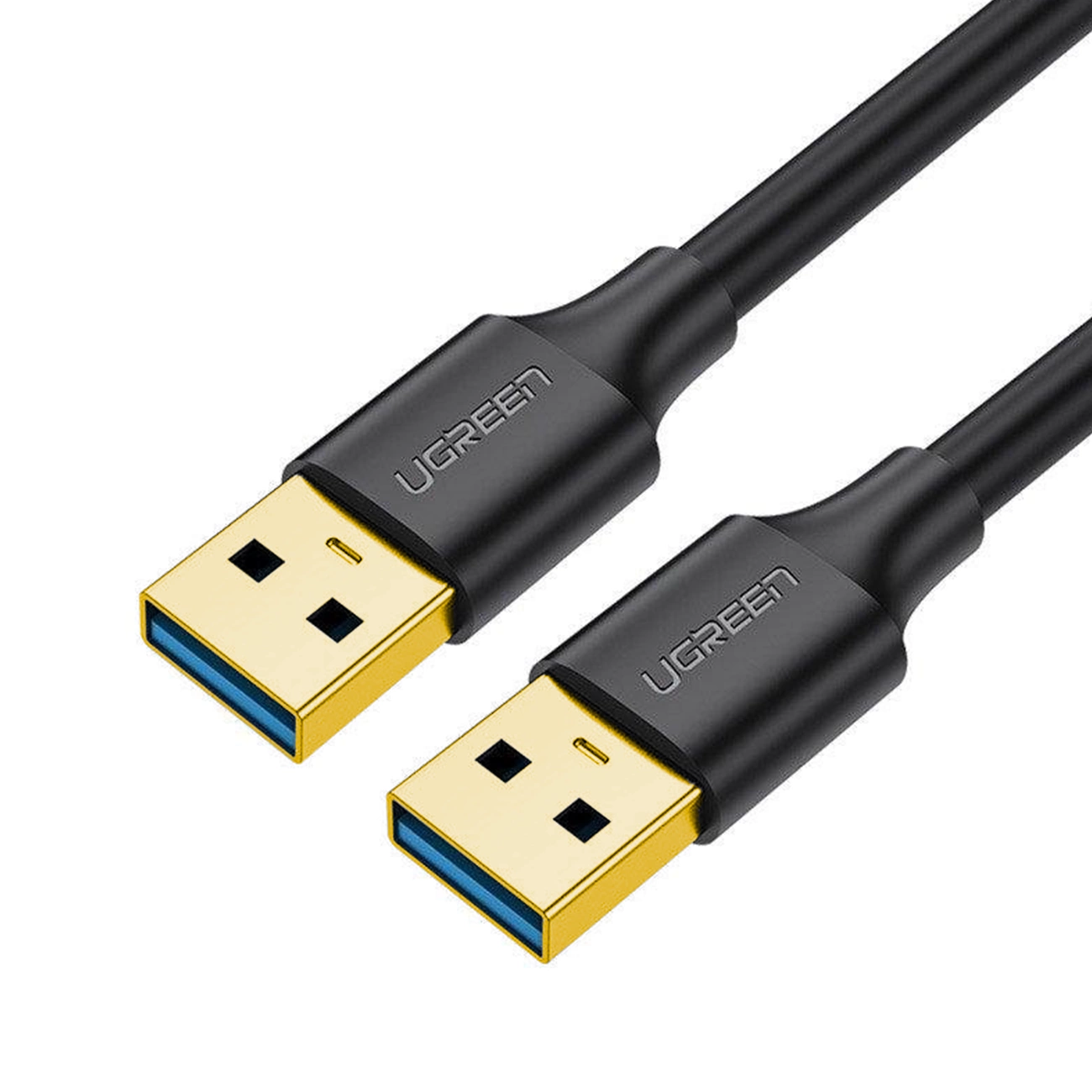 Ugreen US128 10370 USB-A 3.0 / USB-A 3.0 5Gb/s kabelis 1 m – juodas