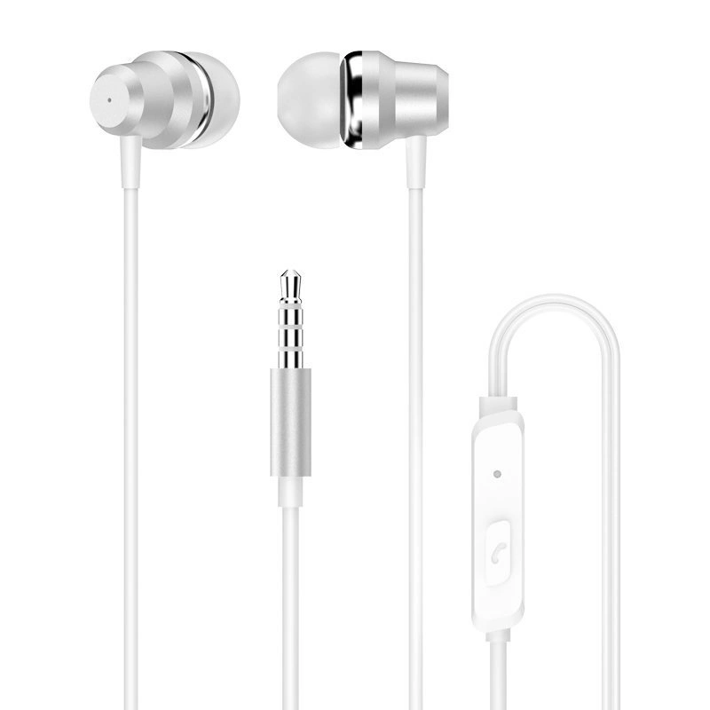 Dudao Ausinės su mikrofonu ir nuotolinio valdymo funkcija 3,5 mm mini jungtis baltos (X10 Pro white)