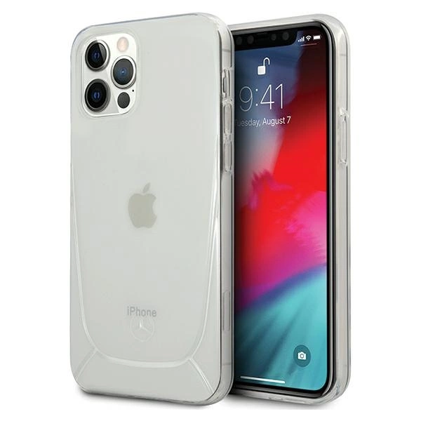 Mercedes MEHCP12MARCT iPhone 12/12 Pro 6,1" skaidrus kietas dėklas Transparent Line