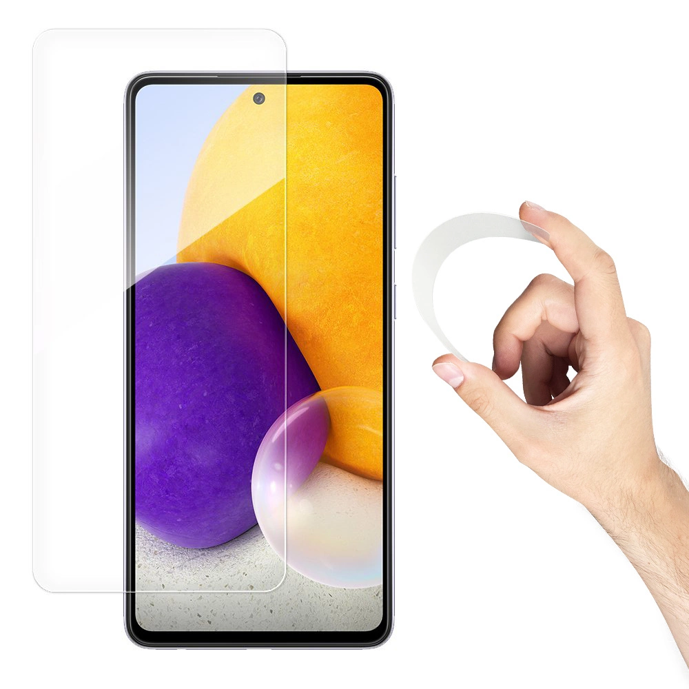 Wozinsky Full Cover Flexi Nano Hybrid stiklas Samsung Galaxy A72 5G