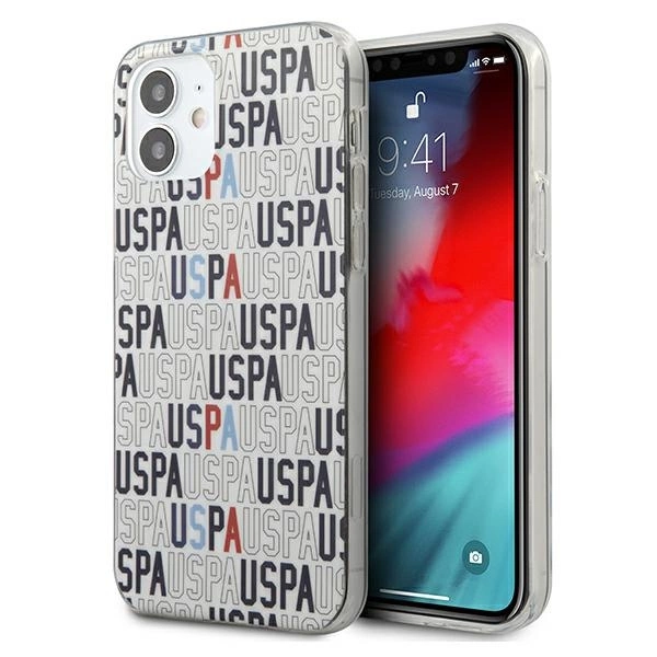US Polo USHCP12SPCUSPA6 iPhone 12 mini 5,4" balta/balta Logo Mania kolekcija