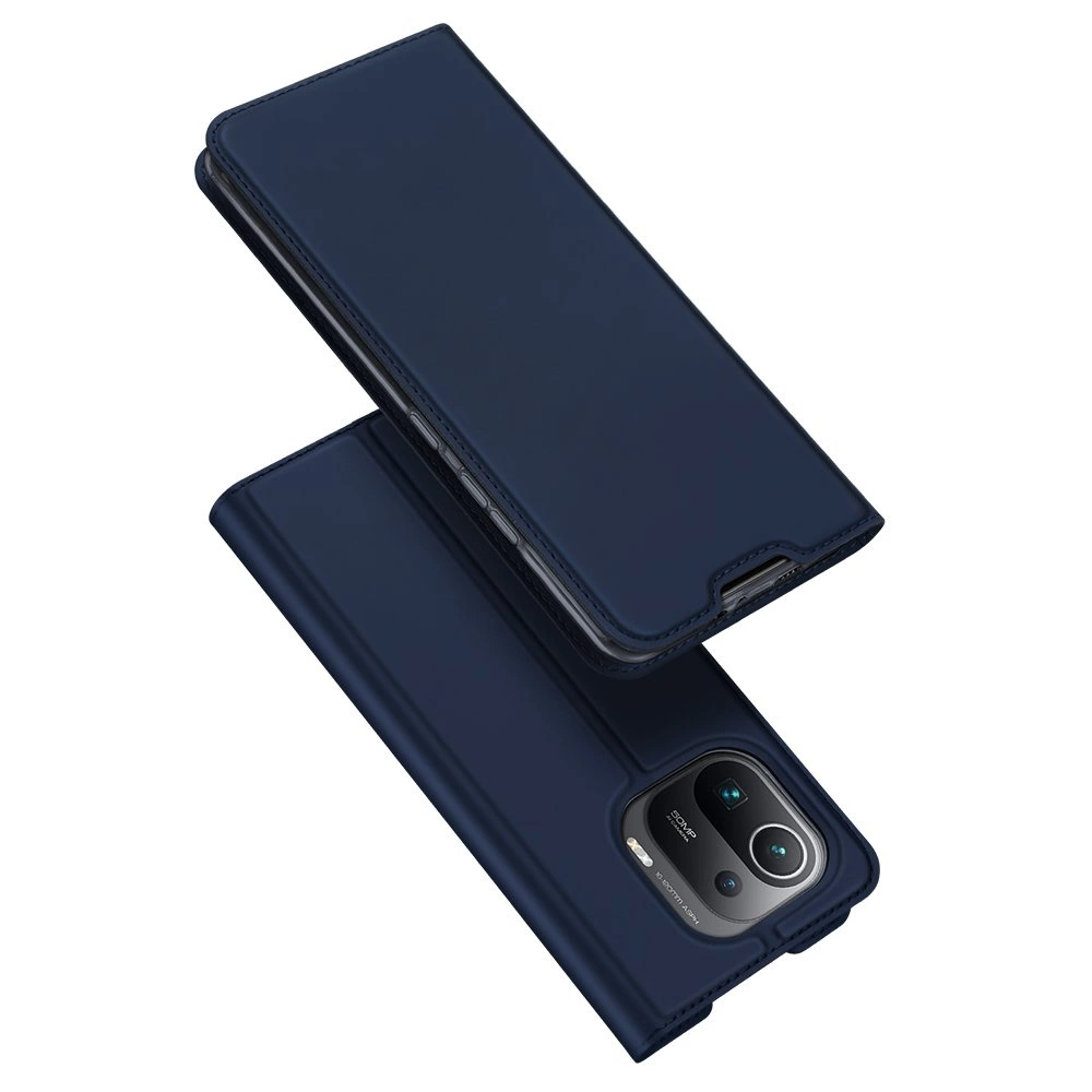 DUX DUCIS Skin Pro dėklas tipo knyga Xiaomi Mi 11 Pro mėlynas