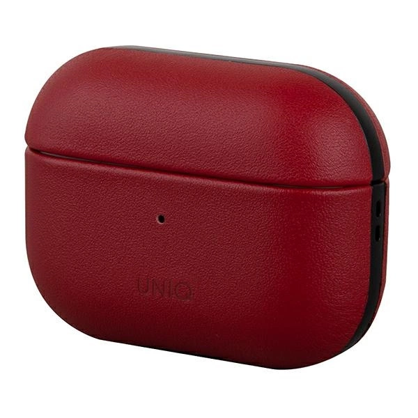 Uniq Terra natūralios odos dėklas AirPods Pro - raudonas
