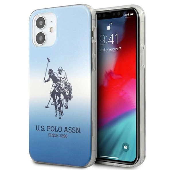 US Polo USHCP12SPCDGBL iPhone 12 mini 5,4" mėlyna/blue Gradientinė kolekcija