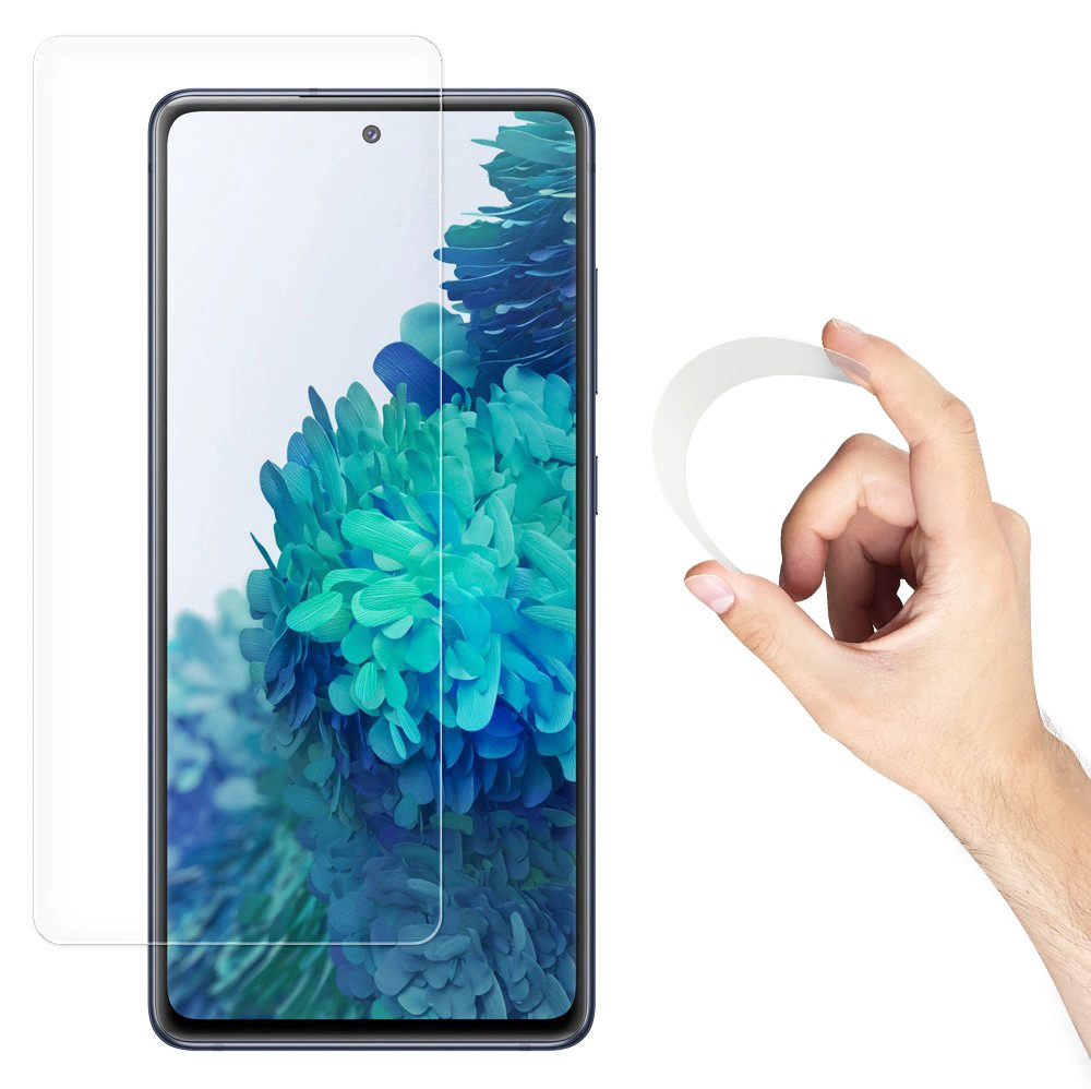 Wozinsky Full Cover Flexi Nano hibridinis stiklas Samsung Galaxy A72 4G