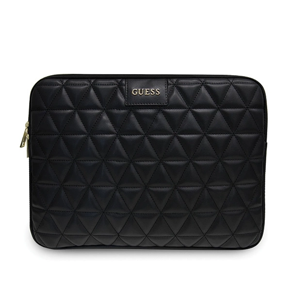Guess Kviltuotas 13" nešiojamojo kompiuterio dėklas - juodas