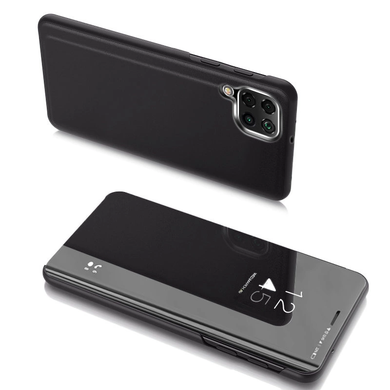 Clear View dėklas Samsung Galaxy A22 5G juodas