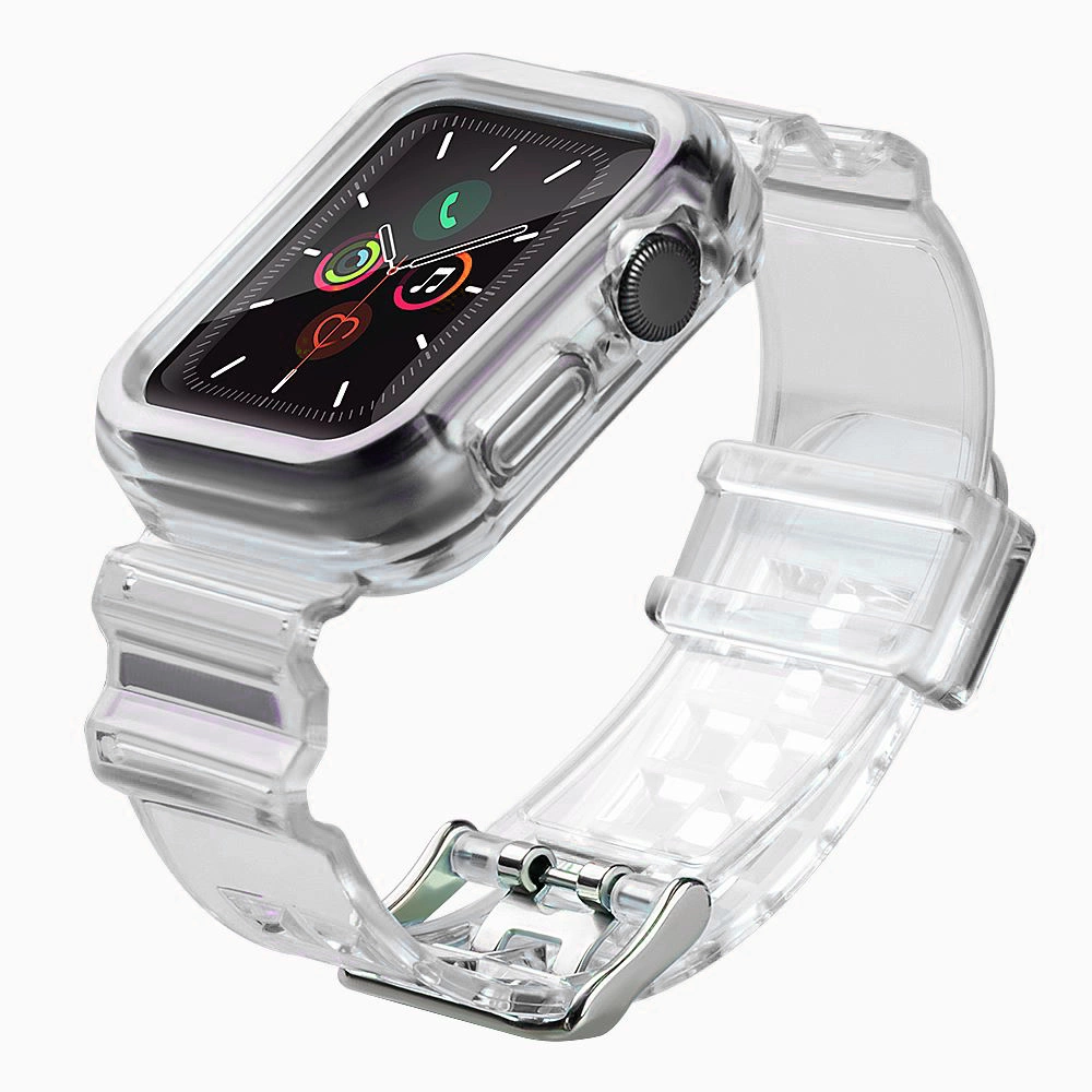 Silikoninis dirželis su šviesos funkcija Apple Watch 40 mm - Juodas