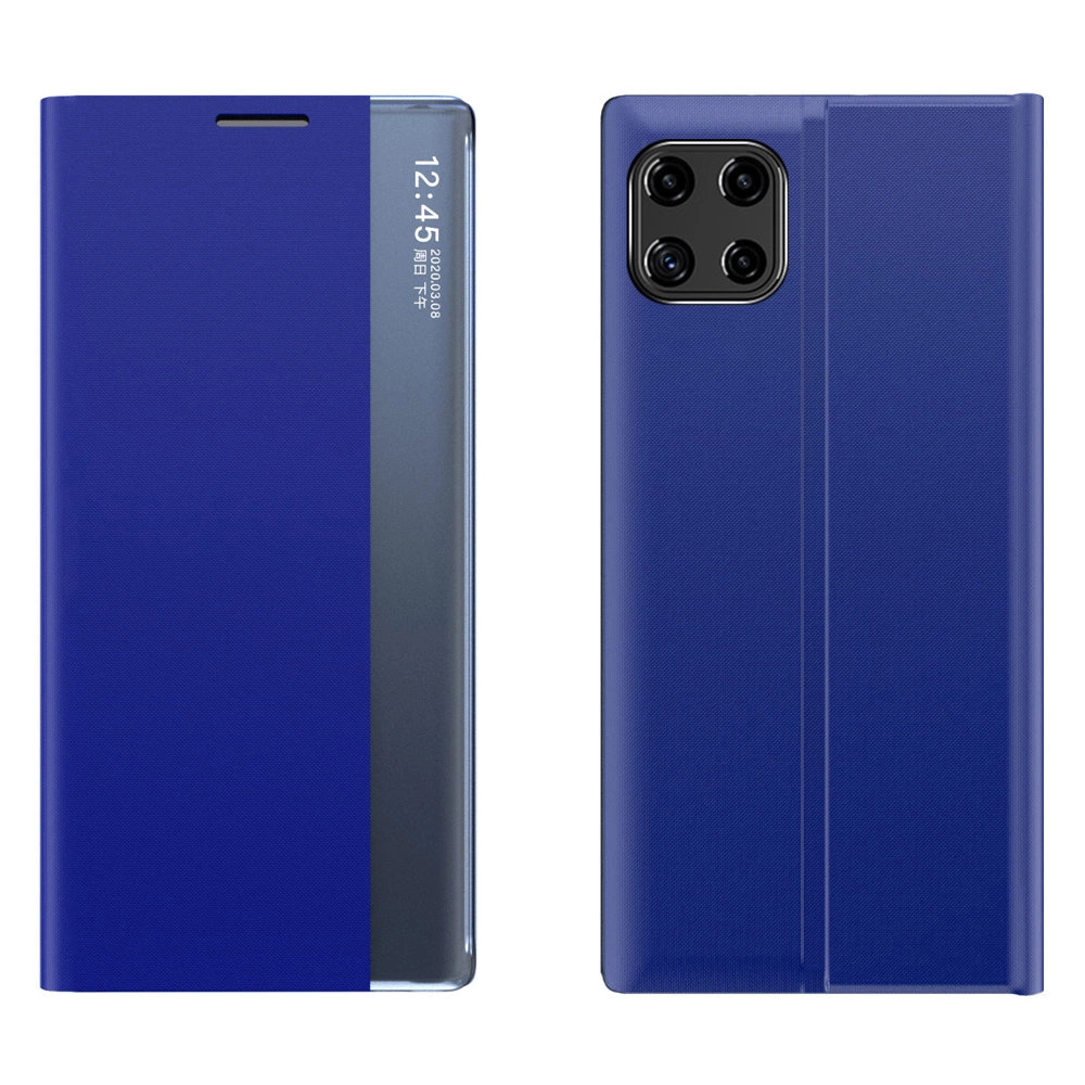 Sleep Case knyginio tipo dėklas su Smart Window Samsung Galaxy A22 5G mėlynas