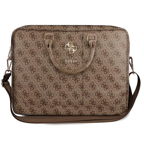 Guess 4G Big Logo krepšys 16" nešiojamam kompiuteriui - rudas