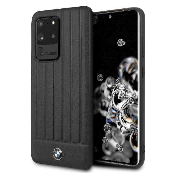 BMW hardcase dėklas BMHCS69POCBK S20 Ultra G988 juodas Signature