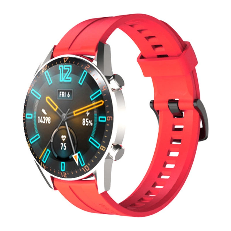 Silikoninis dirželis Huawei Watch GT / GT2 / GT2 Pro išmaniesiems laikrodžiams raudonas