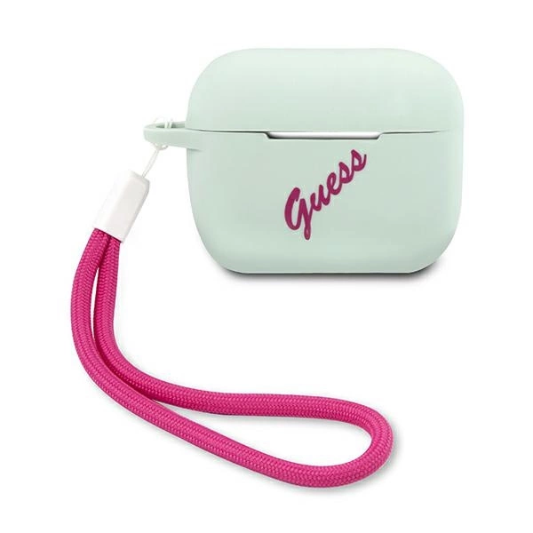 Guess GUACAPLSVSBF AirPods Pro dėklas mėlynas fuksija/mėlynas fuksija Silikonas Vintage