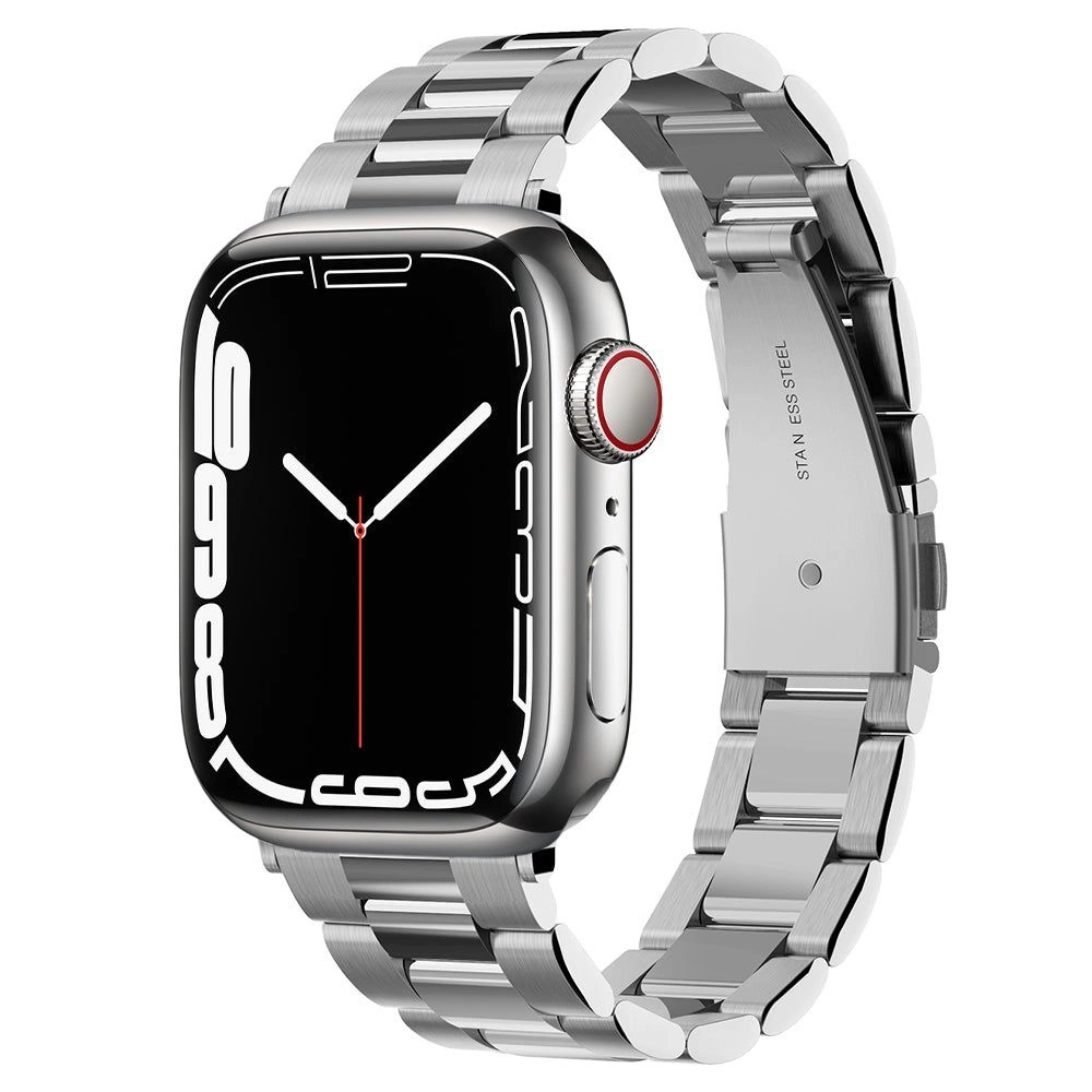 Spigen Modern Fit dirželis Apple Watch 4/5/6/7/8/SE (38/40/41 mm) – sidabrinis