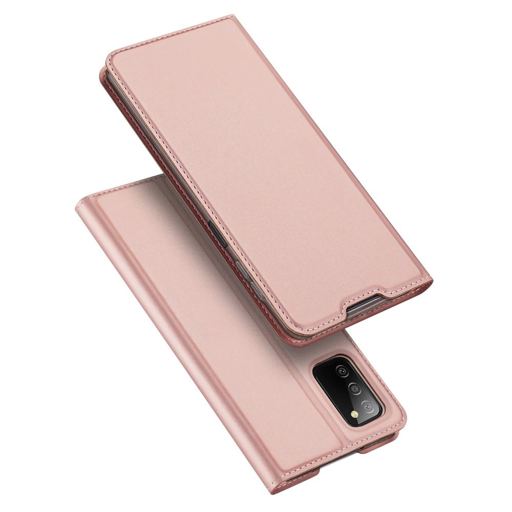 Dux Ducis Skin Pro knygos tipo dėklas Samsung Galaxy A03s rožinis