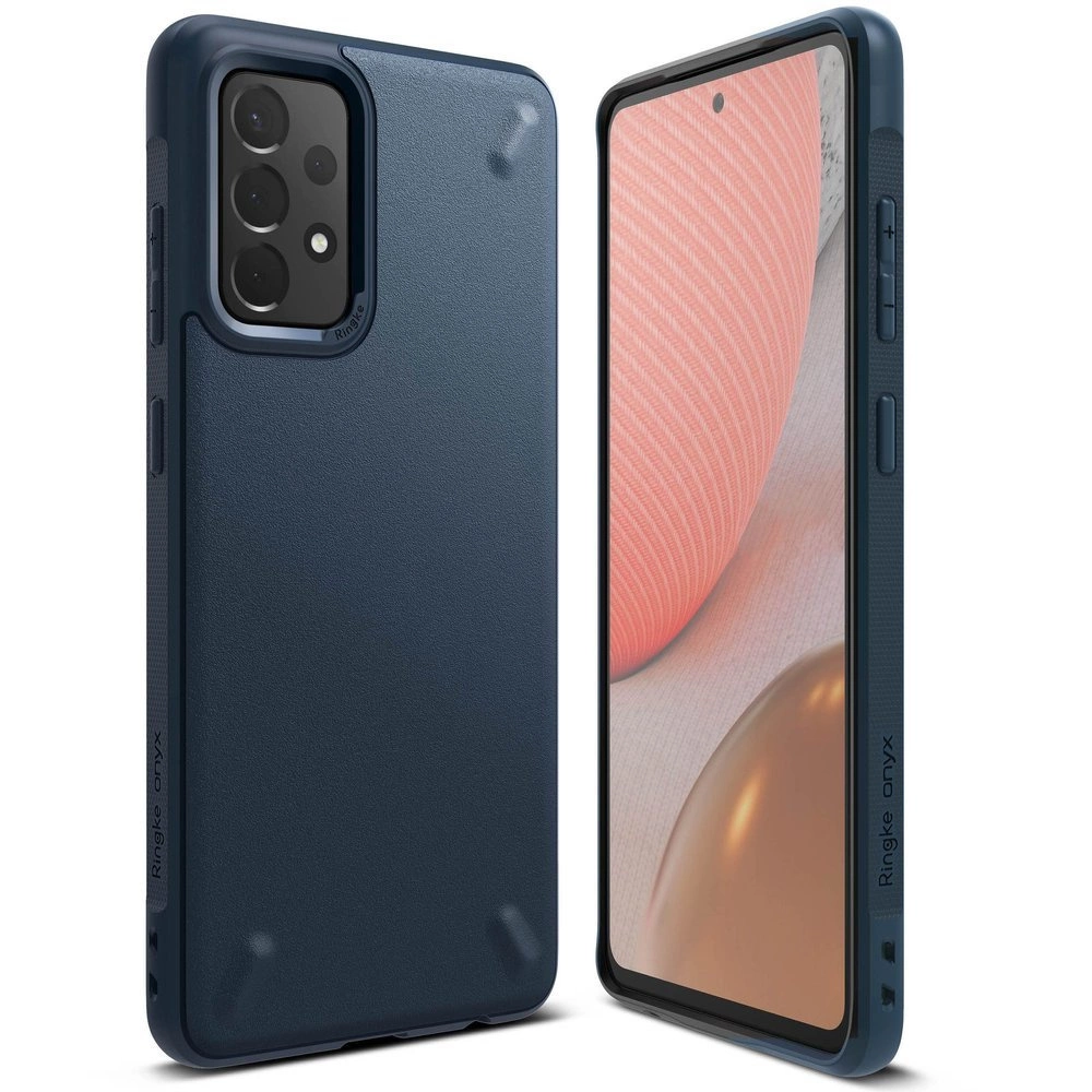 Ringke Onyx Durable TPU Case Cover for Samsung Galaxy A72 4G tamsiai mėlynas (OXSG0039)