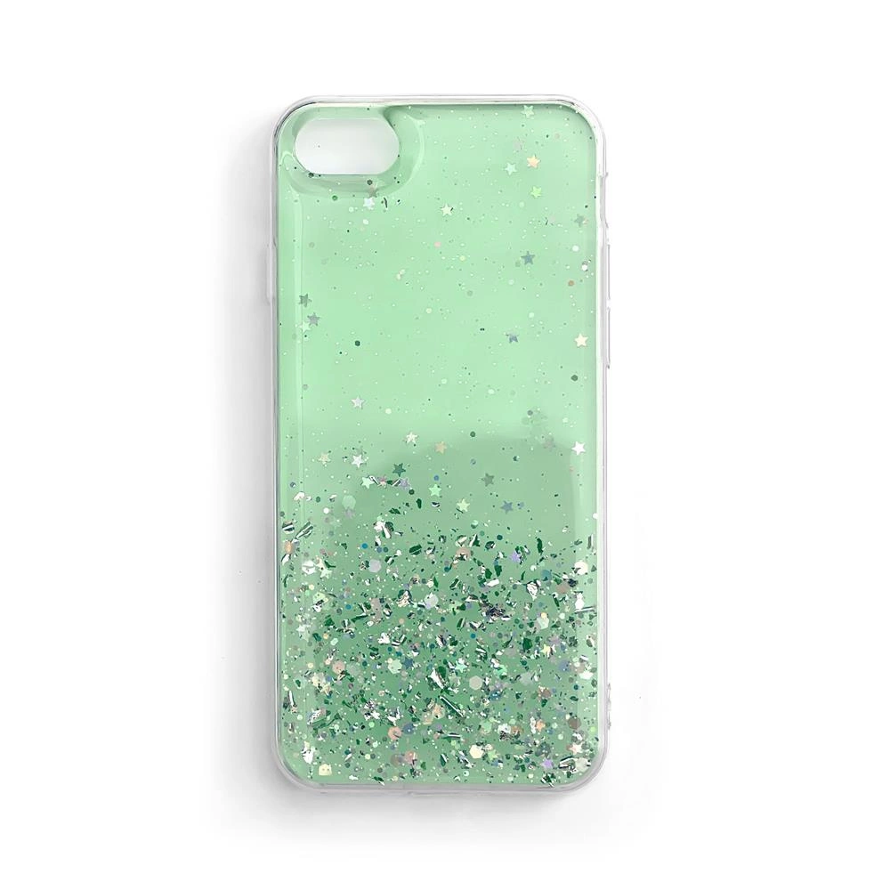 Wozinsky Star Glitter Shining dėklas Xiaomi Mi 10T Lite - žalias