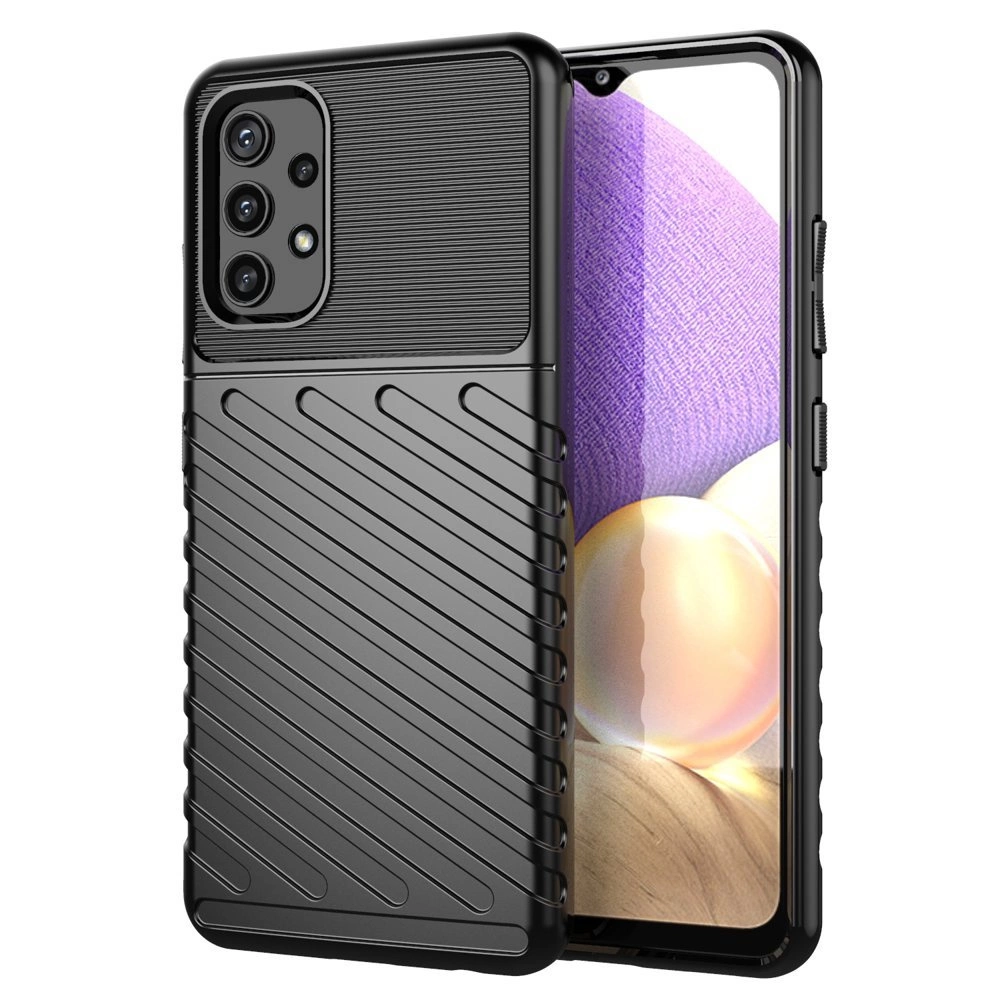 Thunder Case lankstus tvirtas TPU dėklas Nokia 5.4 juodas