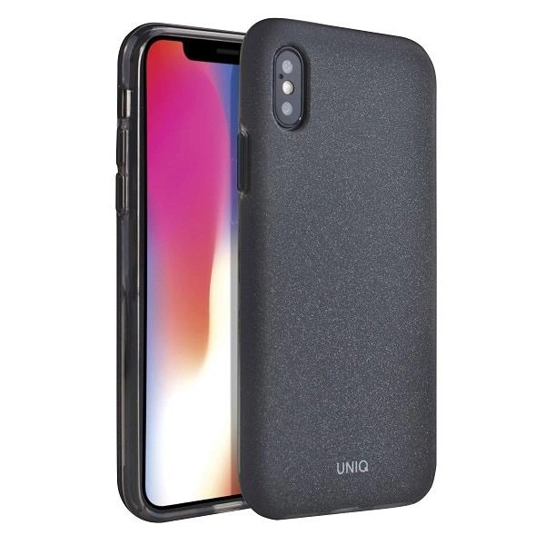 Uniq Lithos dėklas iPhone X / Xs – juodas