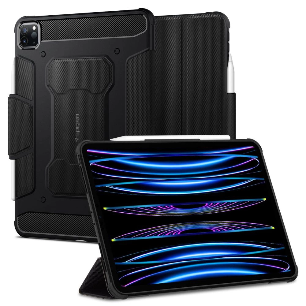 Spigen Rugged Armor Pro dėklas iPad Pro 11'' 2020 / 2021 / 2022 - juodas