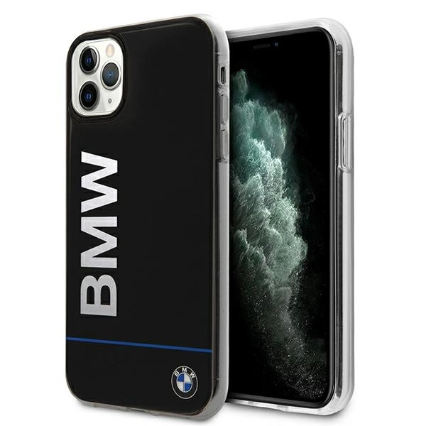 BMW BMHCN65PCUBBK iPhone 11 Pro Max 11 6,5" kietasis dėklas juodas/black Signature Printed Logo