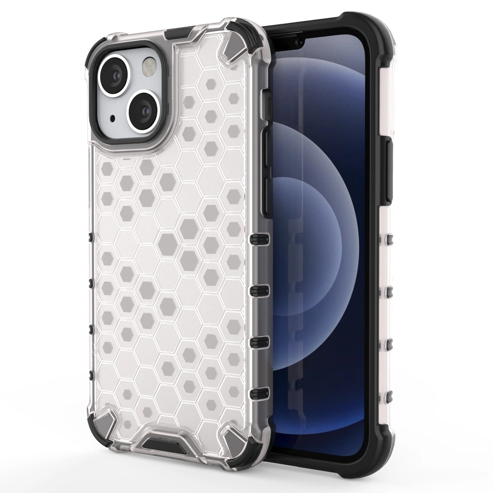 Honeycomb dėklas su TPU apsauga iPhone 13 mini skaidrus