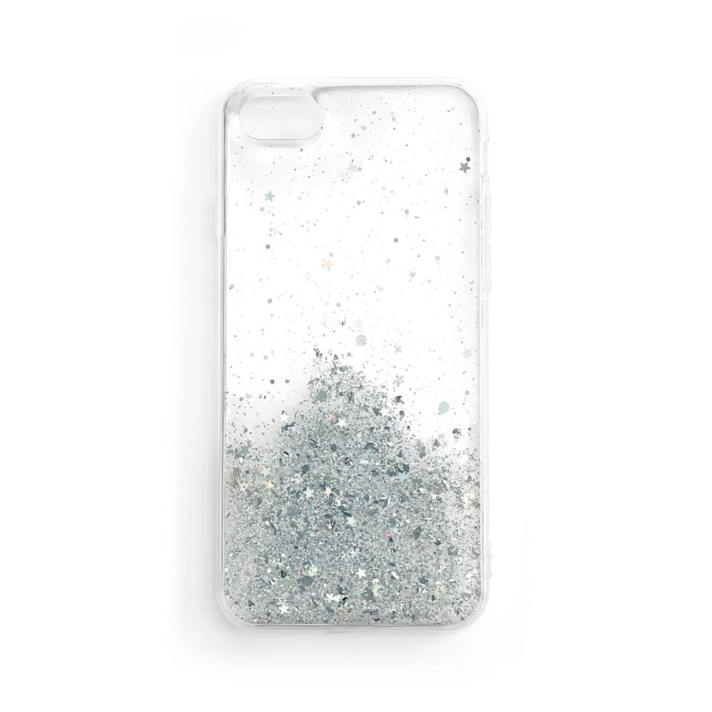 Wozinsky Star Glitter Shining dėklas Samsung Galaxy A42 5G permatomas