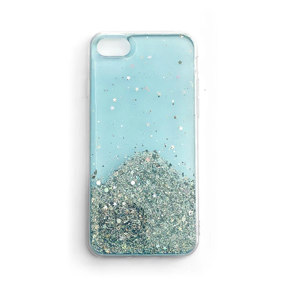 Wozinsky Star Glitter Shining Cover for Samsung Galaxy A30 mėlynas