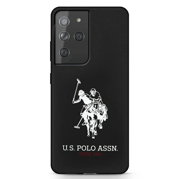 US Polo USHCS21LSLHRBK S21 Ultra G998 juodas/black silikoninis Logo