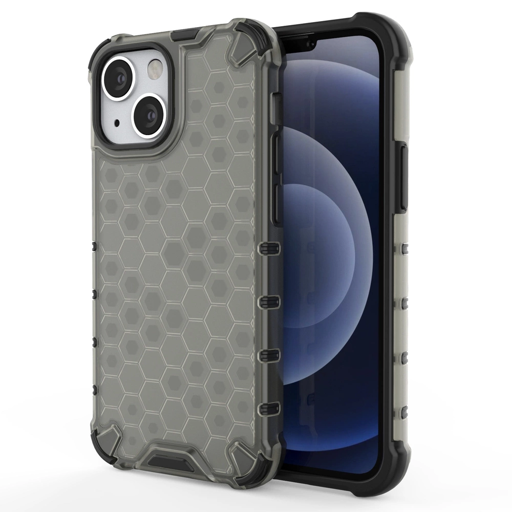 Honeycomb dėklas su TPU apsauga iPhone 13 mini juodas