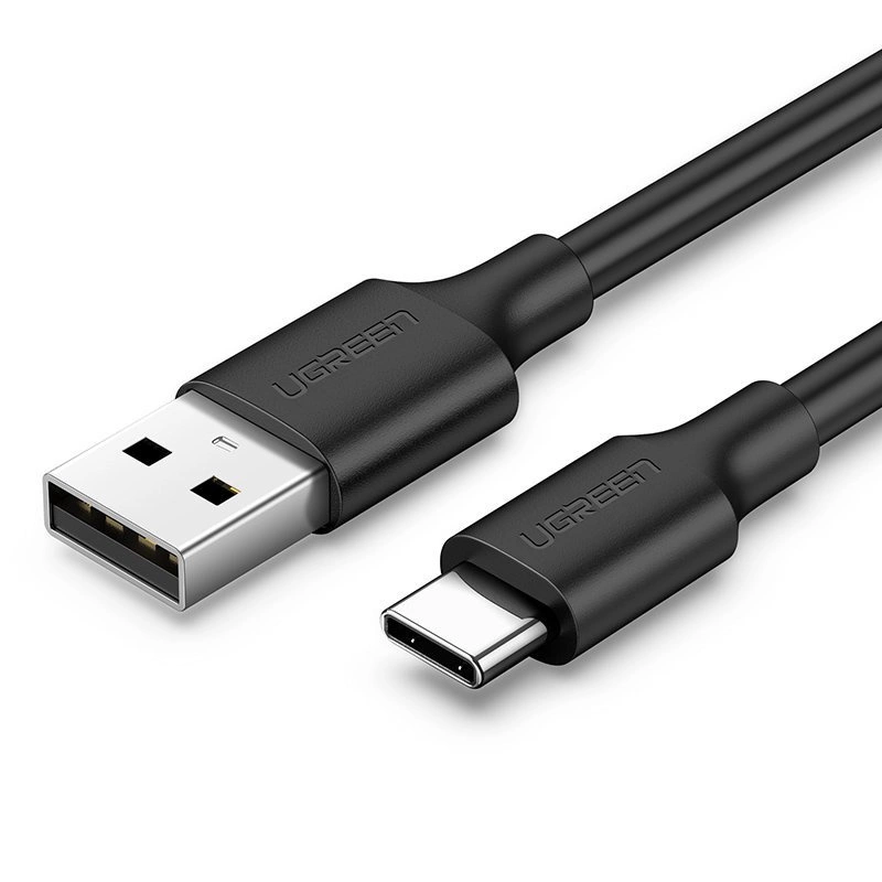 Ugreen US287 60117 USB-A / USB-C 3A laidas 1,5 m – juodas