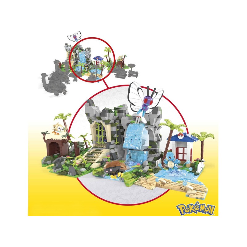 Mattel MEGA Pokémon rinkinys 1362 detalės + 4 Pokémon figūrėlės ZA6035