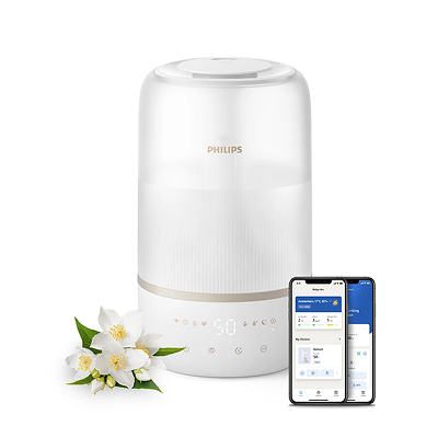 PHILIPS Humidifier Series 1000 Up to 41 m2 3 settings white|HU1510/04