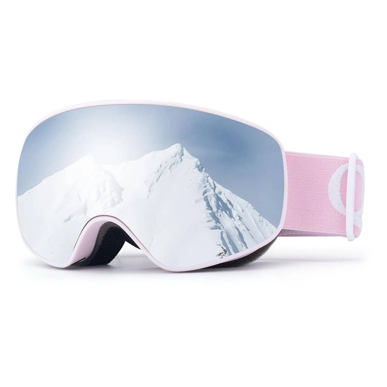 Qunature Pink slidinėjimo akiniai vaikams (M/L) - rožiniai
